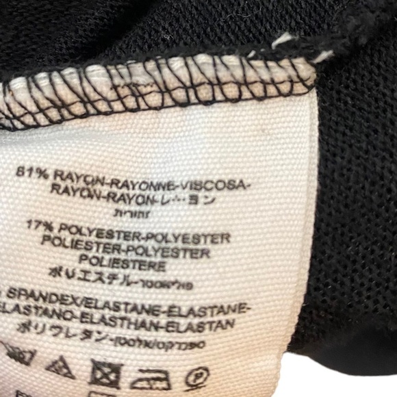 free People Black Ginger Cozy Tie Waist V-Neck Dress - Picture 8 of 10